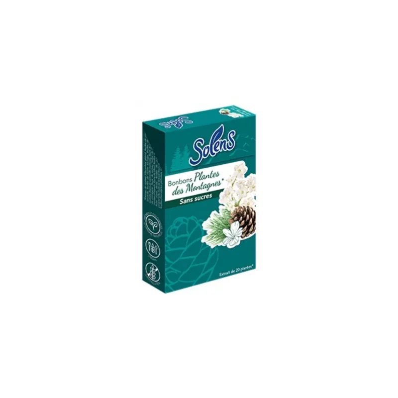Solens Bonbons Sans Sucres Plantes des Montagnes 50 g