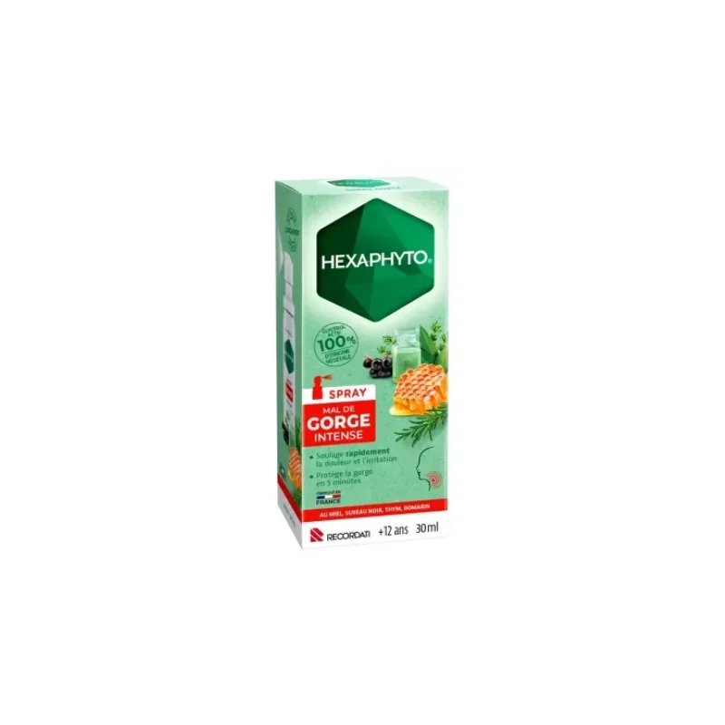 Hexaphyto Spray Mal de Gorge Intense 30 ml