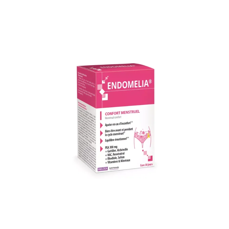 Ineldea Endomelia Confort menstruel - 60 gélules