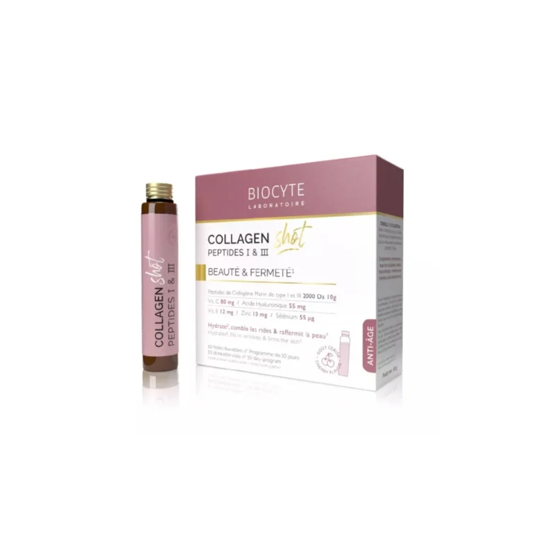 Biocyte Collagen Shot Peptides I et III - 10 fioles