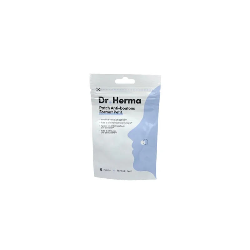 Dr Herma Patch anti-boutons format petit  - boite de 6 patchs