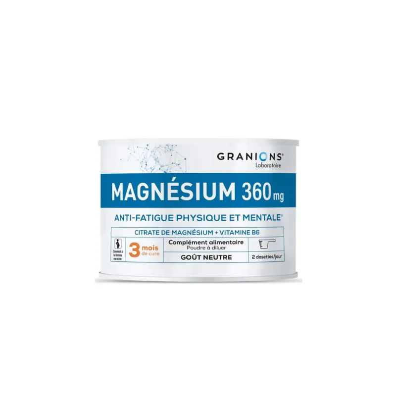 Granions Citrate de Magnésium 360mg - 210g