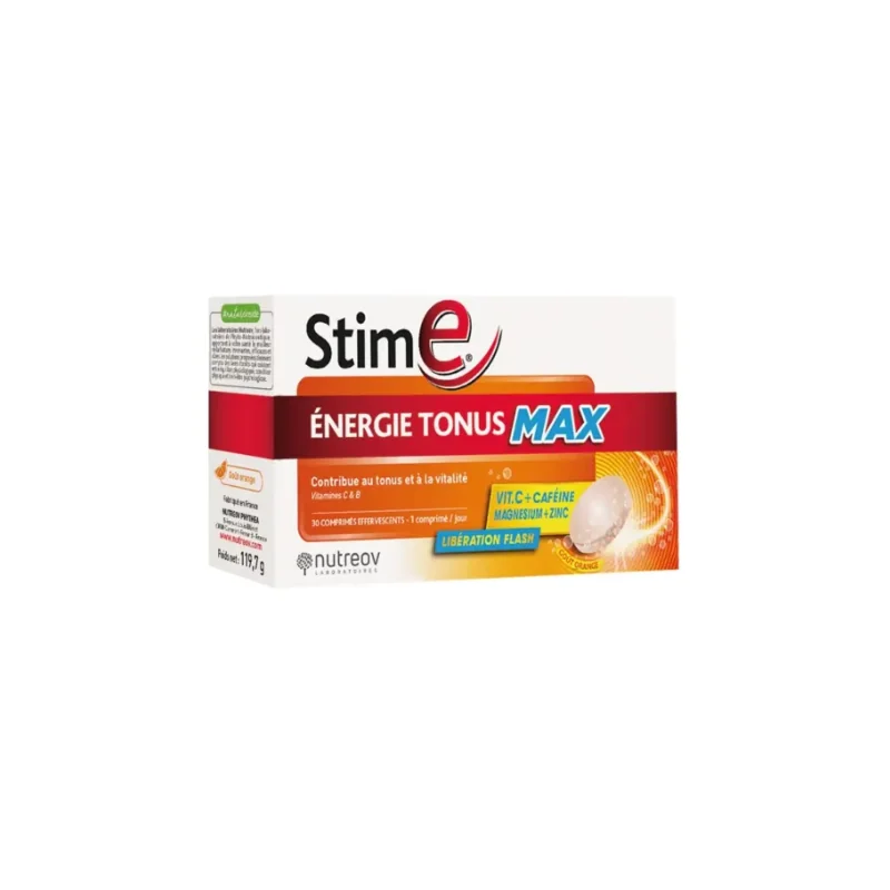 Nutreov StimE Energy Tonus Max 30 comprimés
