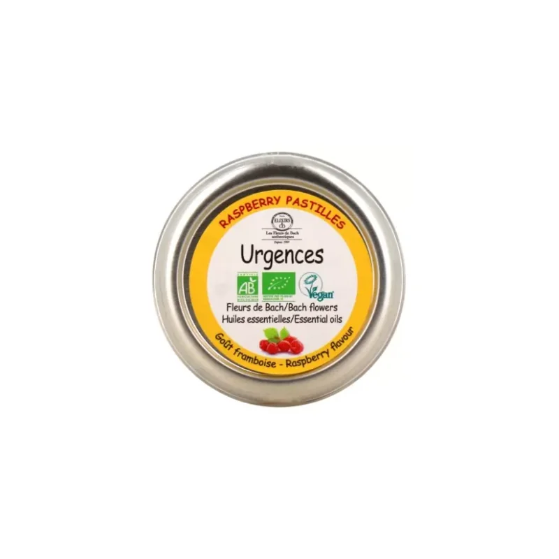 Elixirs & Co Pastilles Urgences Goût Framboise Bio 45 g