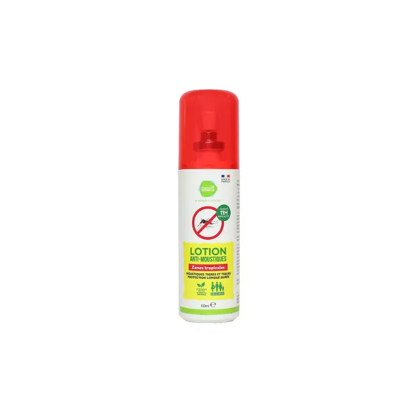 Pharmascience Lotion anti-moustiques tigres et tiques zones tropicales 100ml