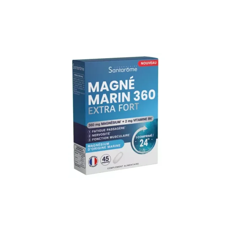 Santarome Magné Marin 360 Extra Fort 45 Comprimés