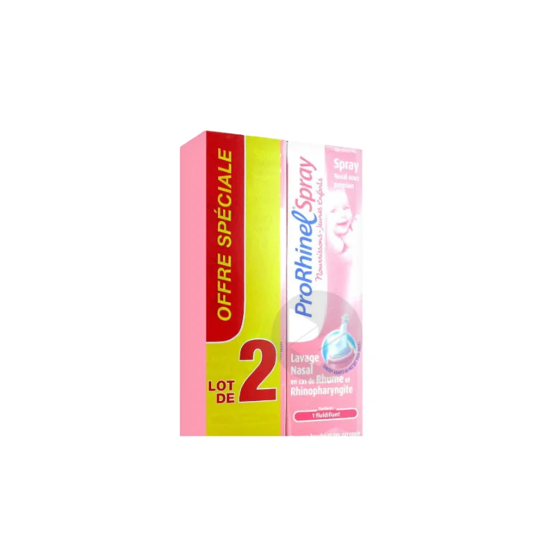 ProRhinel Spray Nasal Nourrissons/Jeunes Enfants Lot de 2 x 100 ml