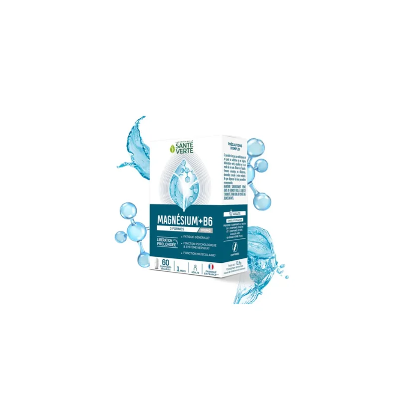 Santé Verte - Magnésium + B6 - 60 comprimés