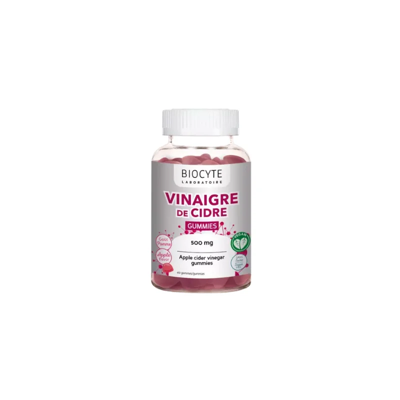 Biocyte Vinaigre de cidre 500mg gummies - 60 gummies