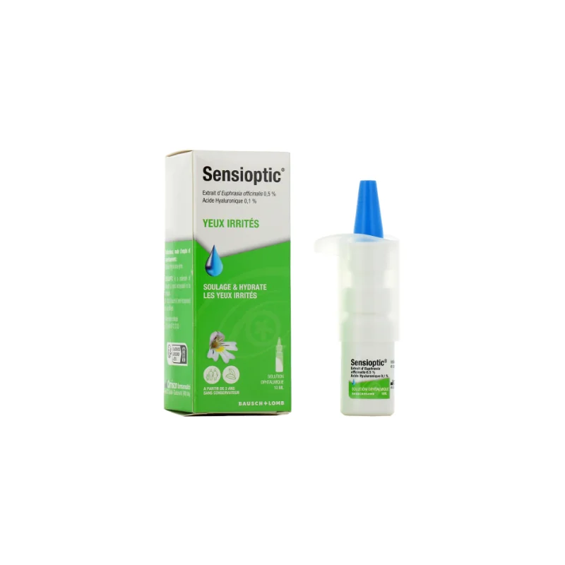 Bausch & Lomb Sensioptic Soulage & Hydrate les Yeux Irrités 10 ml