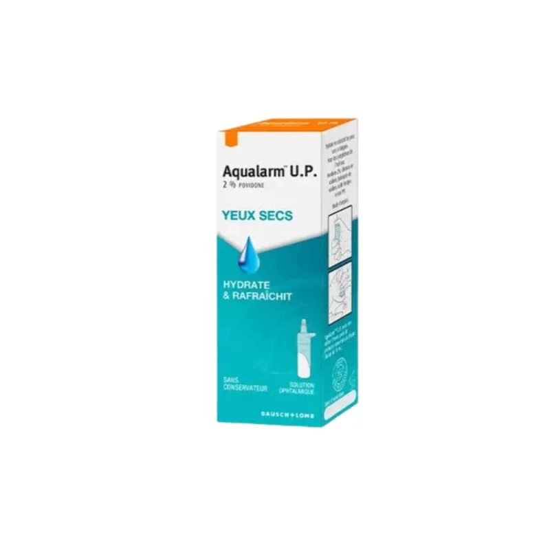 Aqualarm Hydrate et rafraîchit Solution Ophtalmique U.p. Yeux secs 10ml