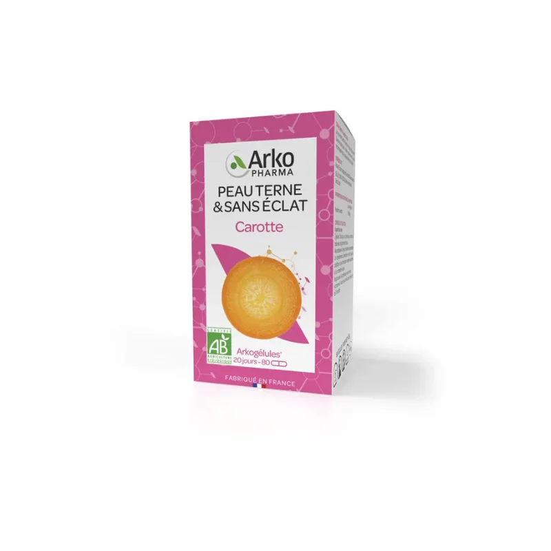 Arkopharma Arkogélules Carotte Bio 80 Gélules