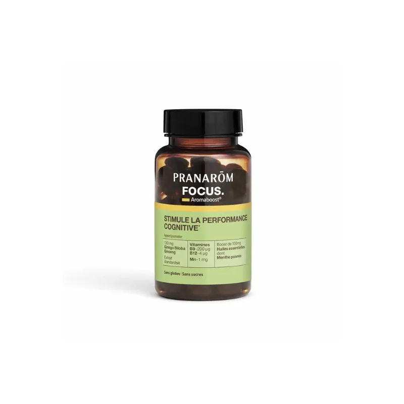 Pranarôm Aromaboost Focus 60 Capsules
