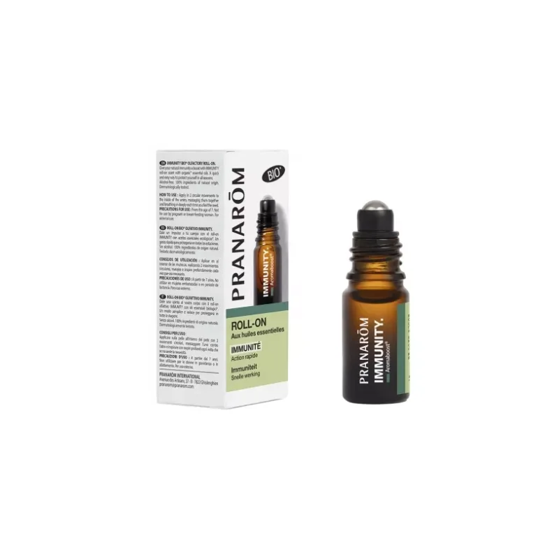 Pranarôm Aromaboost Immunity - Immunité Roll-On aux Huiles Essentielles Bio 5 ml