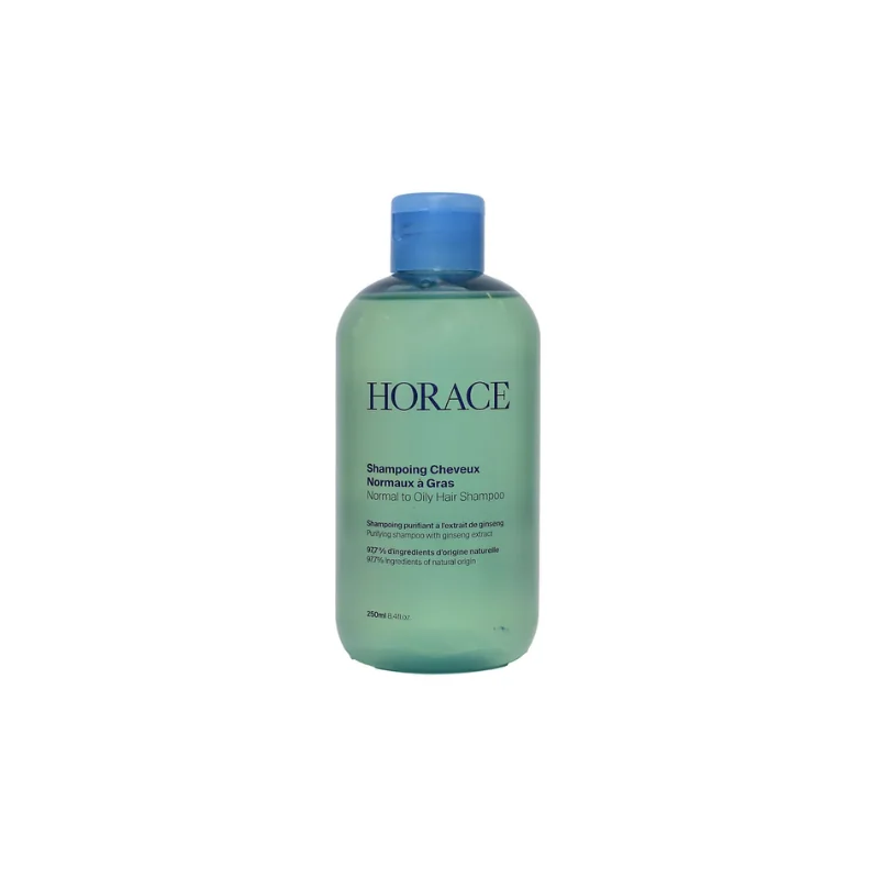 Horace Shampooing Purifiant au Ginseng - Cheveux Normaux à Gras, 250ml
