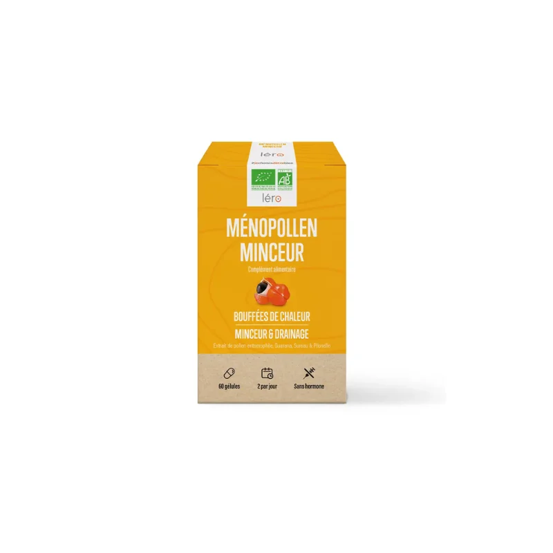 Lero Menopollen Minceur & Bouffées de Chaleur Bio 60 gélules