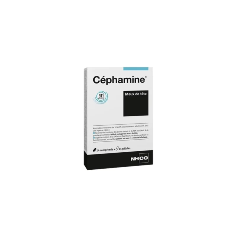 Nhco Céphamine Maux de Tête - 14 comprimés + 14 gélules
