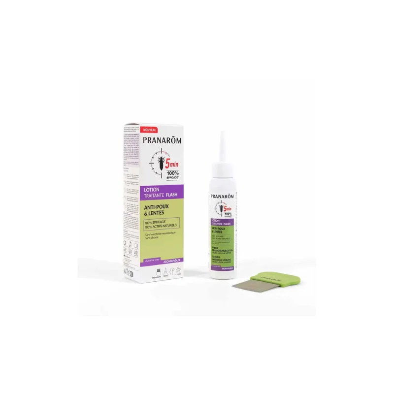 Pranarôm Pranapoux Lotion Traitante FLASH Anti-Poux & Lentes 100ml