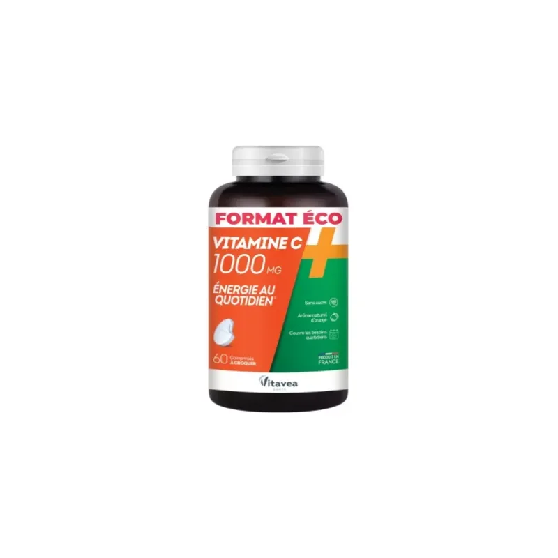 Vitavea Vitamine C 1000 mg 60 Comprimés à Croquer