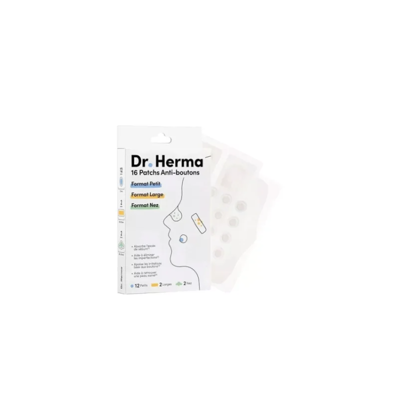 Dr.Herma Patchs Anti-Boutons Mixtes  x16