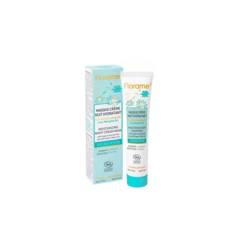 Florame Masque Crème Nuit Hydratant Bio 65 ml