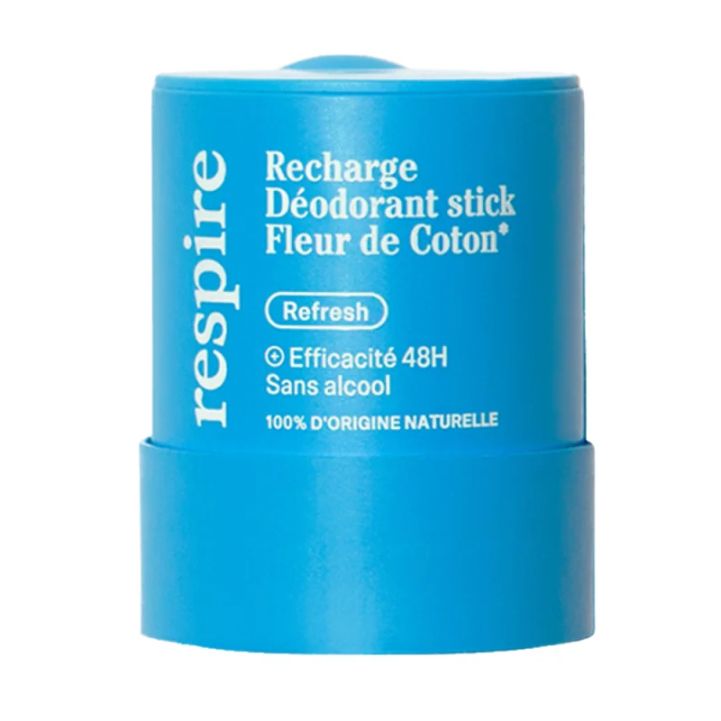 Respire Déodorant stick Fleur de Coton recharge 50g