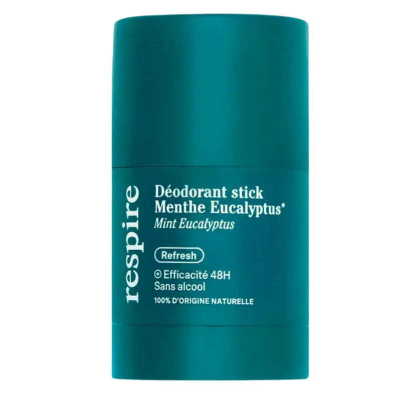 Respire Déodorant stick Menthe Eucalyptus 50g