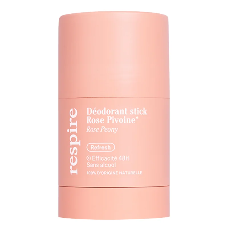 Respire Déodorant stick Rose Pivoine 50g