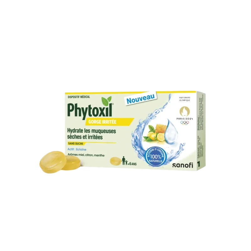Phytoxil® Pastille Gorge irritée Arôme miel, citron, menthe