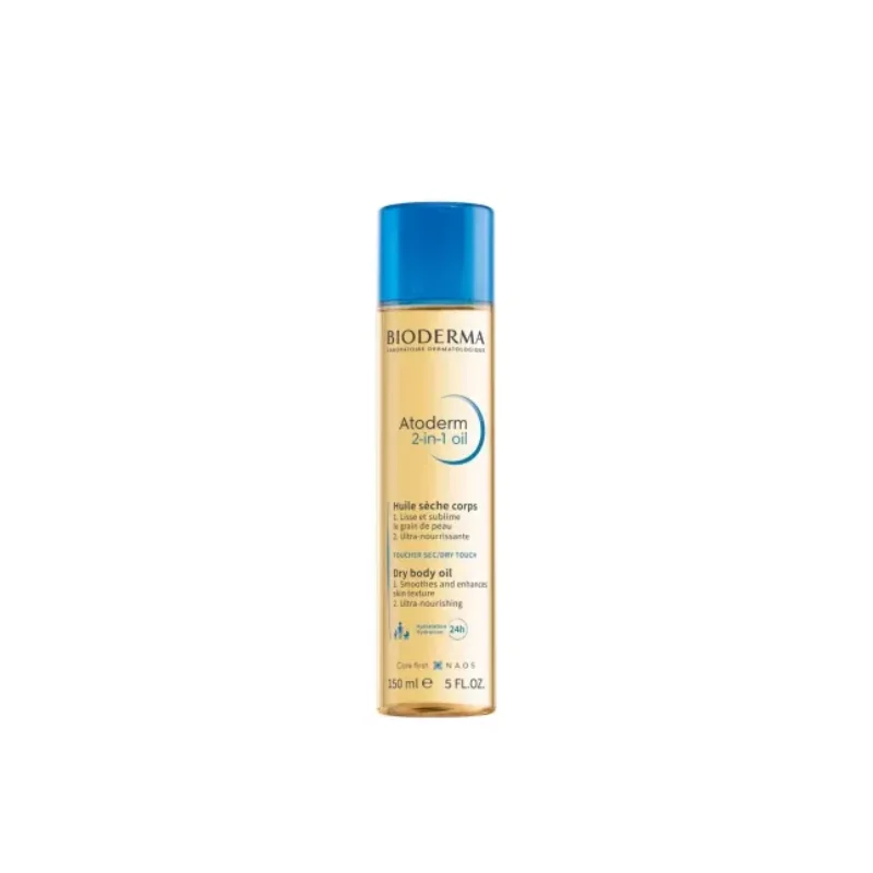 Bioderma Atoderm 2-in-1 Oil Huile Sèche Corps 150 ml