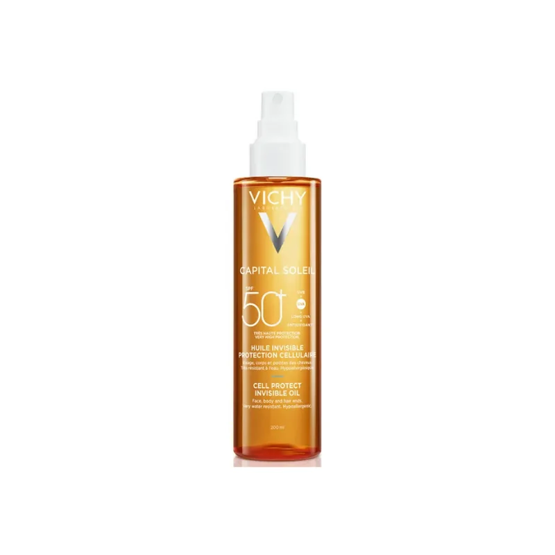 Vichy Capital Soleil Huile Invisible Protection Cellulaire SPF50+ 200ml