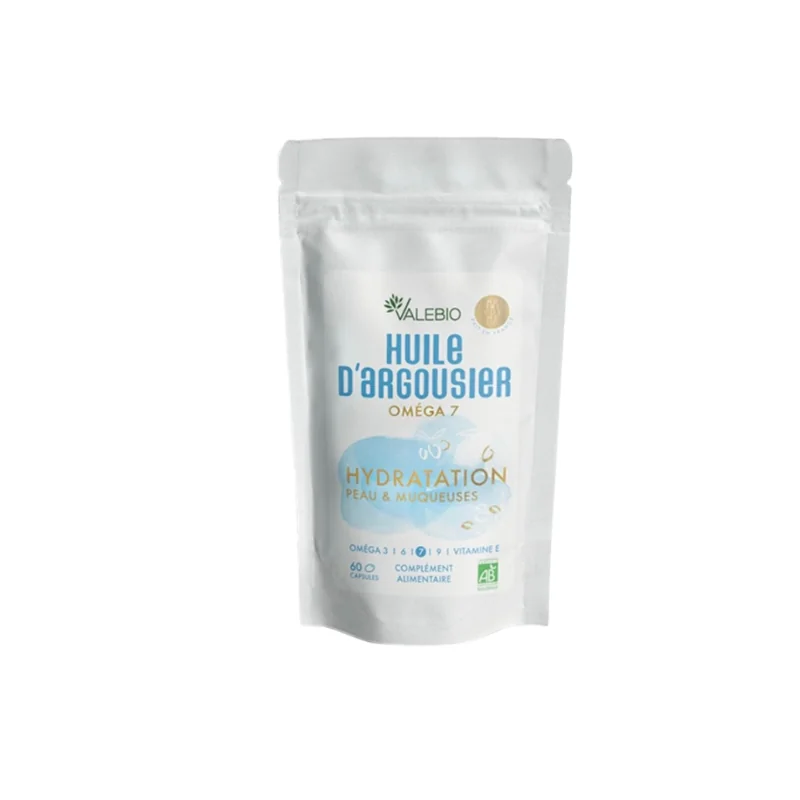 Valebio Huile d’argousier BIO 60 gélules