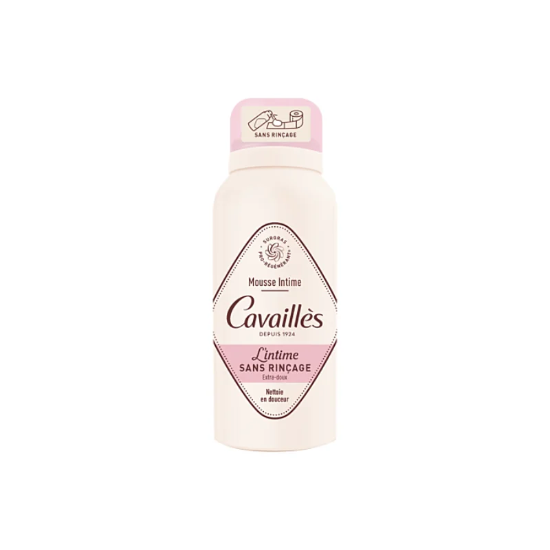 Cavaillès Mousse Intime Sans Rinçage Extra-Doux 100ml