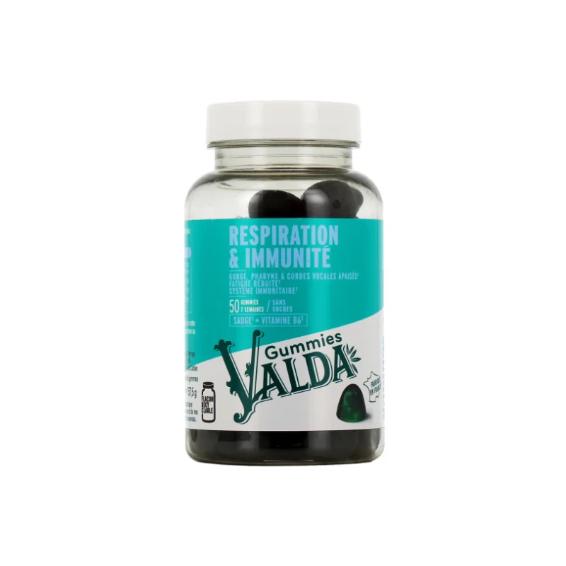 Valda Gummies Sans Sucres Respiration & Immunité