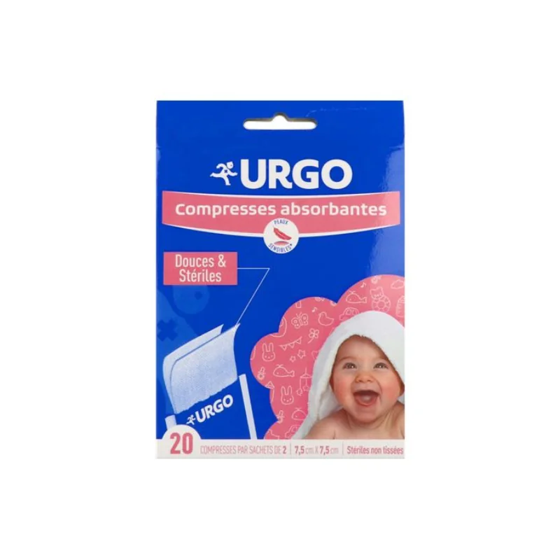 Urgo Compresse Famille et Nourrisson 7cm5X7cm5 x20