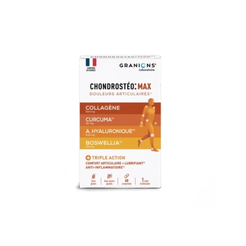GRANIONS Chondrostéo + Max Douleurs Articulaires - 60 comprimés