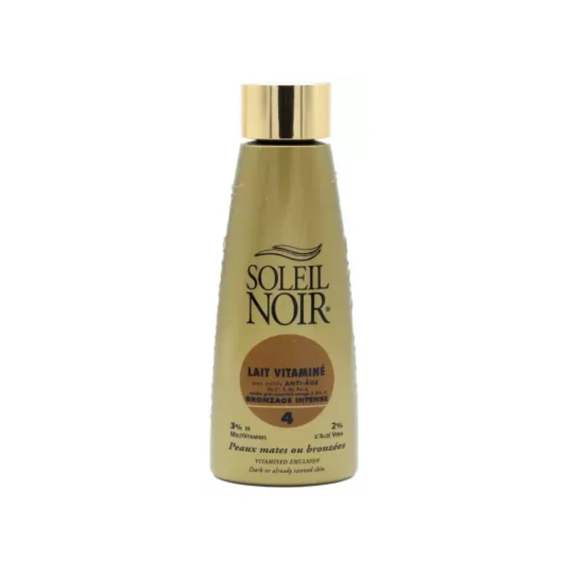 Soleil noir IP4 Lait vitaminé bronzant intense 150ml