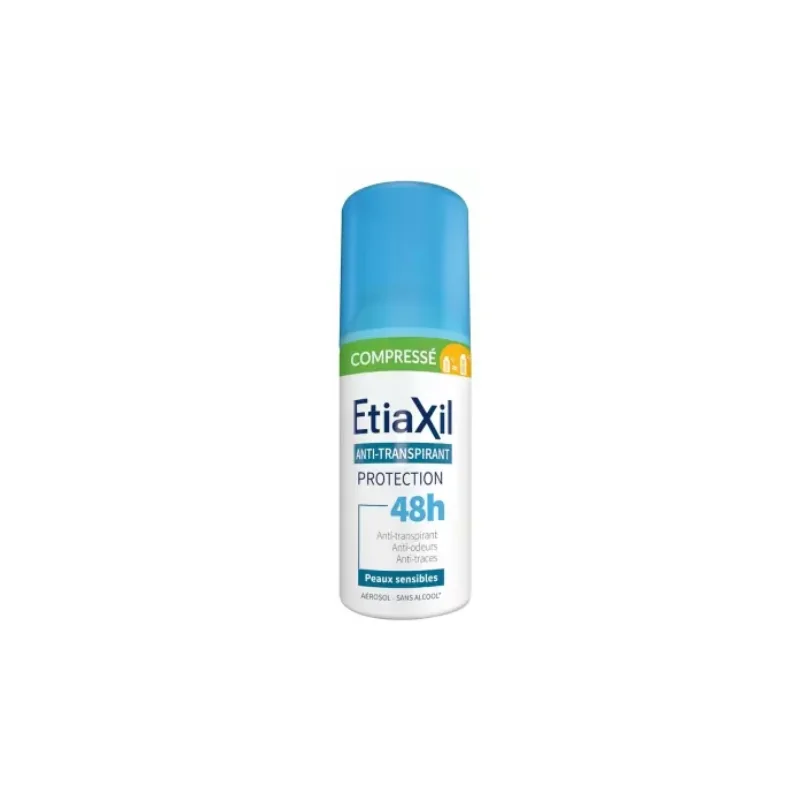 Etiaxil Anti-Transpirant Protection 48H Peaux Sensibles Aérosol Compressé 100 ml