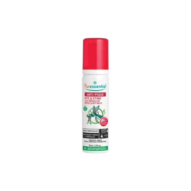 Puressentiel Anti-Pique Lait Répulsif Zones Tropicales 75 ml