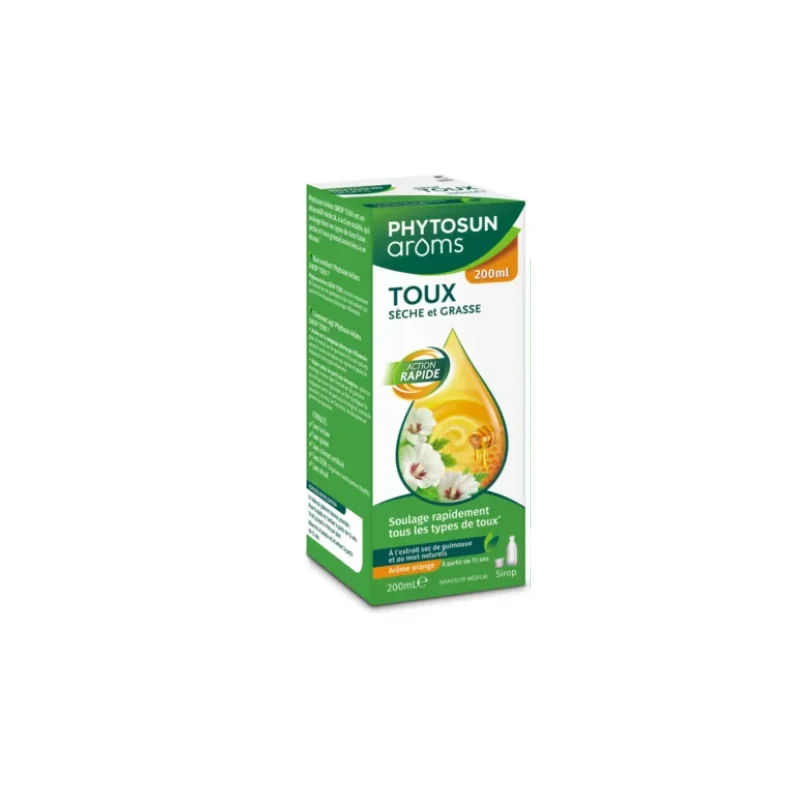 Phytosun Arôms Sirop Toux Sèche et Grasse 200ml