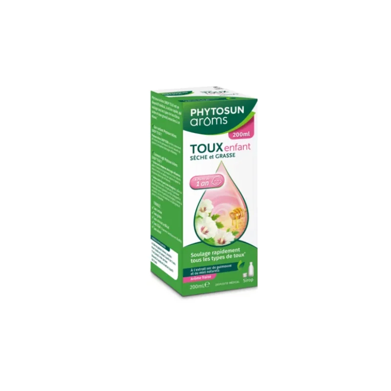 Phytosun Arôms Sirop Toux Enfant Sèche et Grasse 200ml