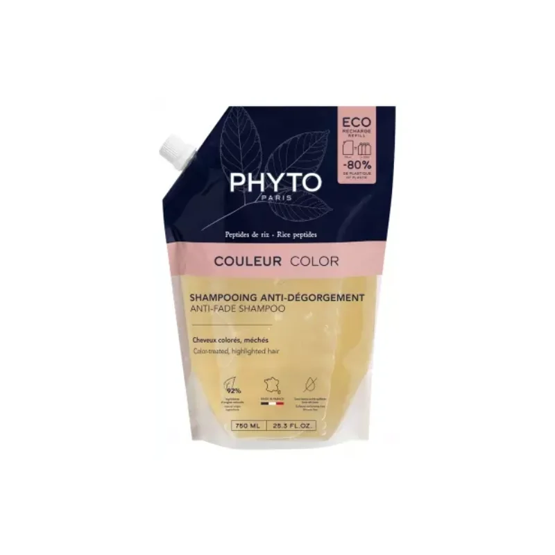 Phyto Couleur Shampoing Anti-Dégorgement Éco-Recharge 750 ml