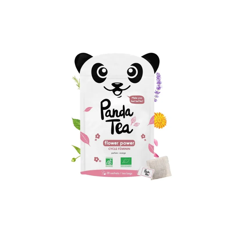 Panda Tea Flower Power confort menstruel - 28 sachets