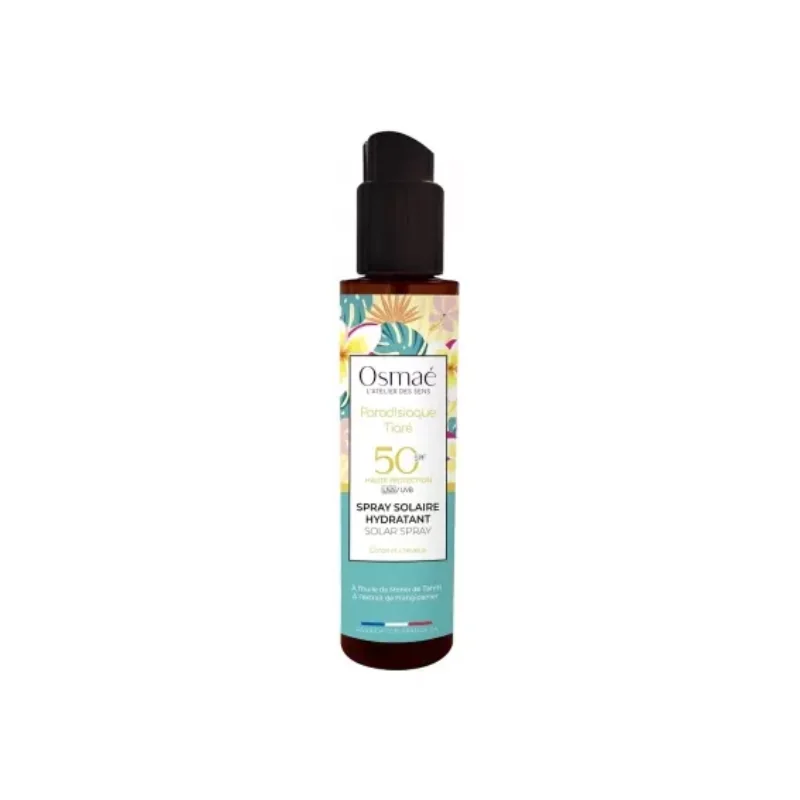 Osmaé Spray Solaire Hydratant Paradiasiaque Tiaré SPF50+ 150 ml