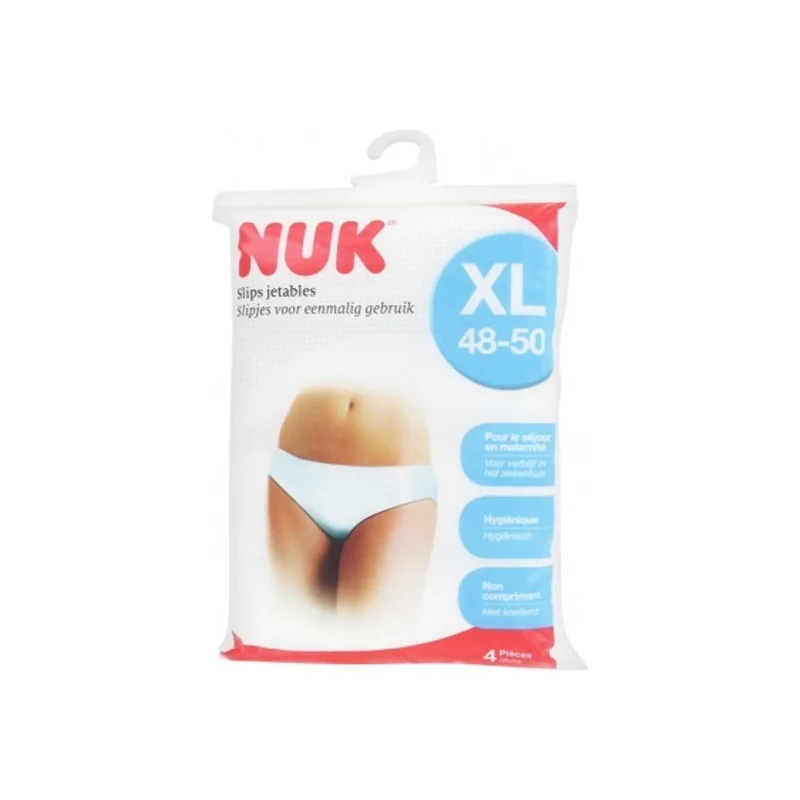 Nuk slips jetables taille xl 4 pièces
