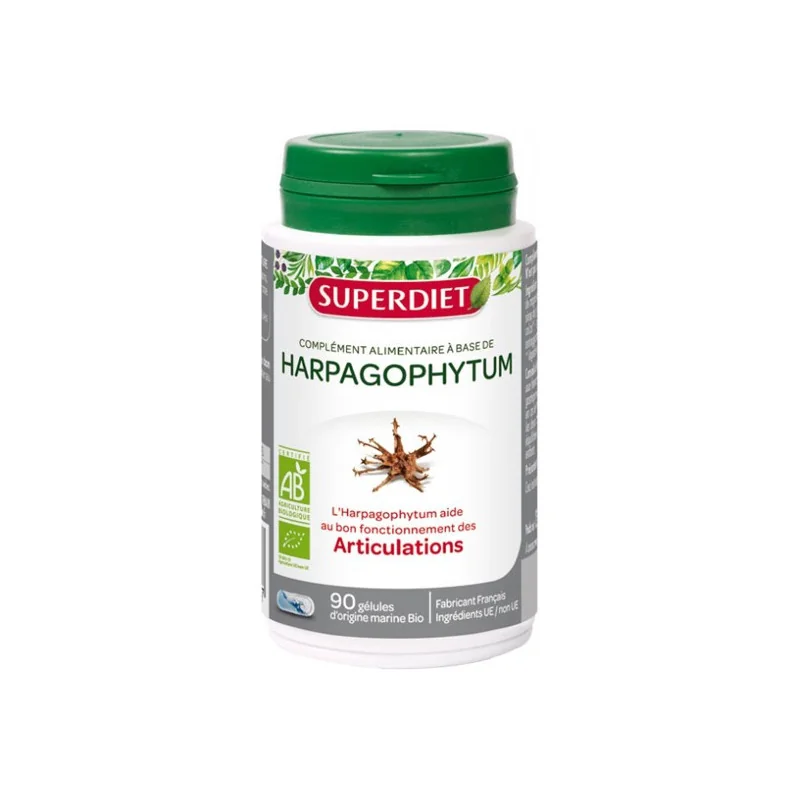 Superdiet harpagophytum bio 90 gélules