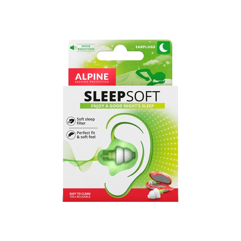 Alpine hearing protection bouchons d'oreilles sleep soft