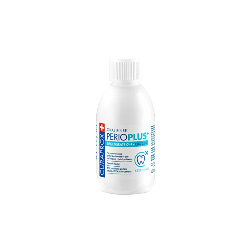 Curaprox Perio Plus+ Regenerate CHX 0.09 bain de bouche 200ml