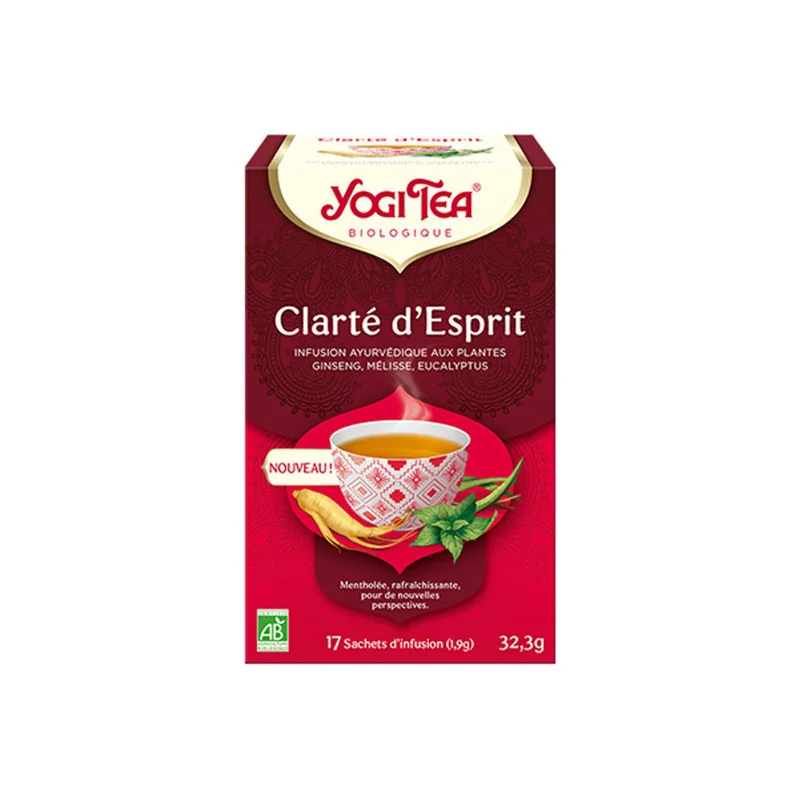 Yogi Tea Clarté d’Esprit bio 17 sachets 32,3gr