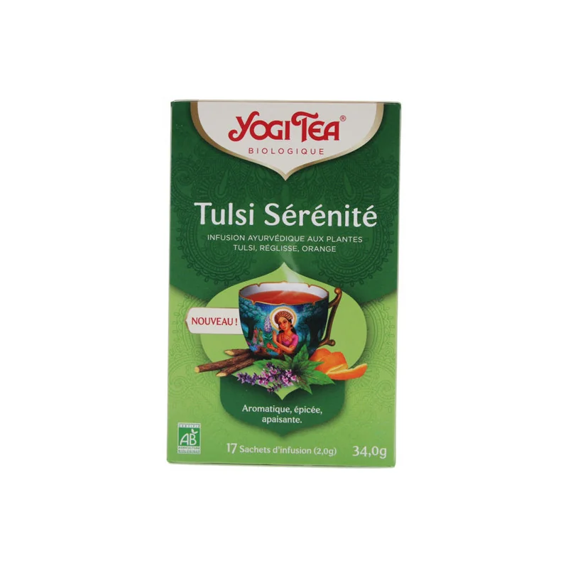 Yogi Tea Tulsi Sérénité bio 17 sachets 34gr